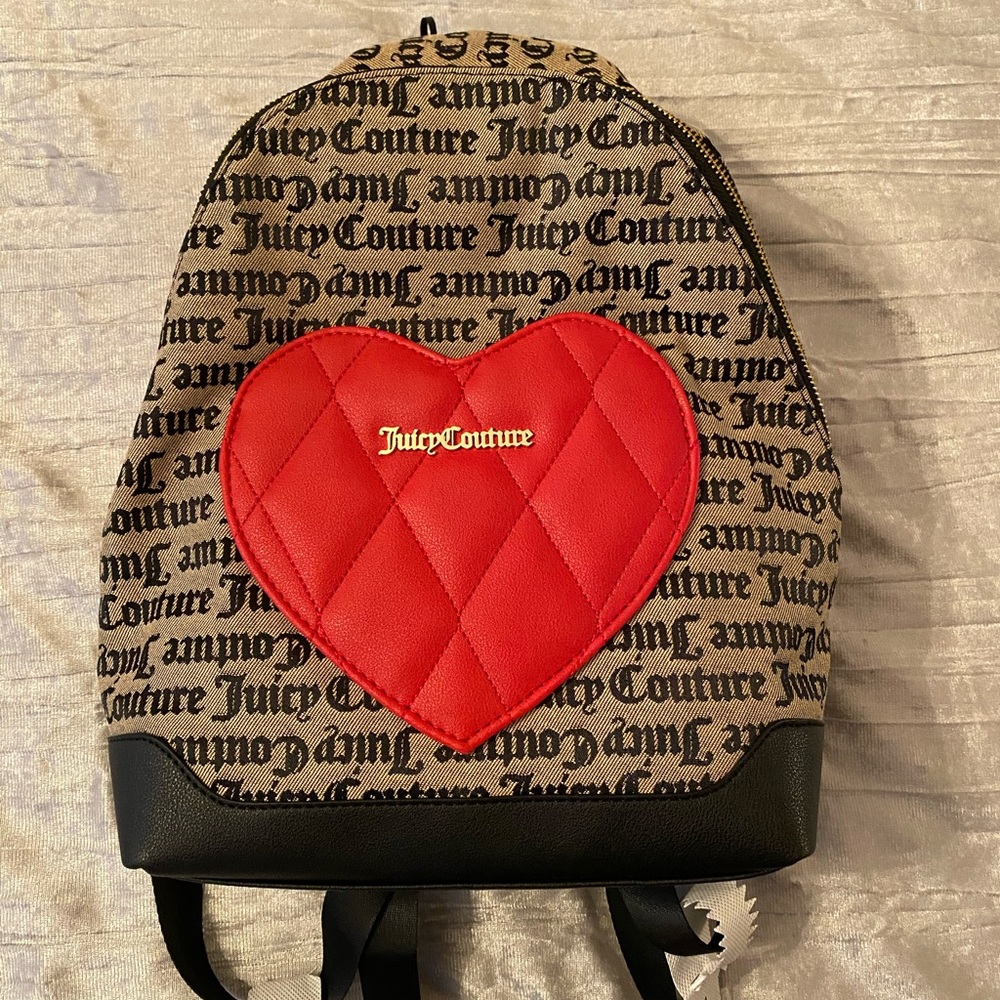 JUICY COUTURE HEARTBREAKER BACKPACK NWT - Picture 1 of 8